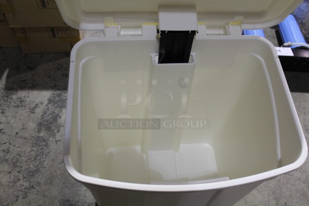 NEW! Continental 18 Gallon Step On Trash Receptacle. 20x17x23.5 - Image 2 of 3