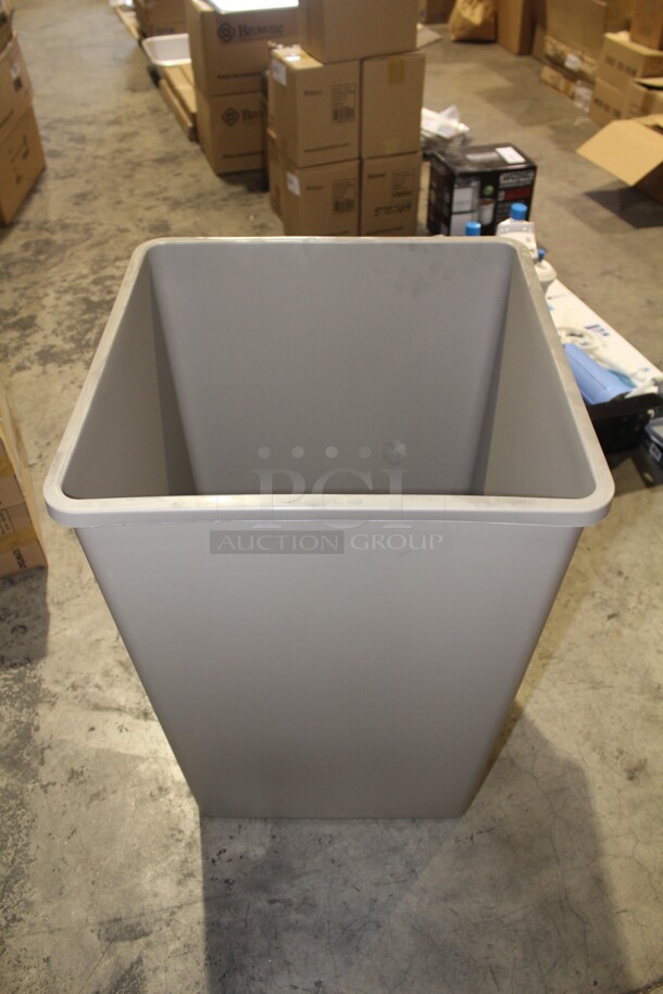 NEW! 4 Rubbermaid Untouchable Trash Containers. 19x19x28. 4X Your Bid!