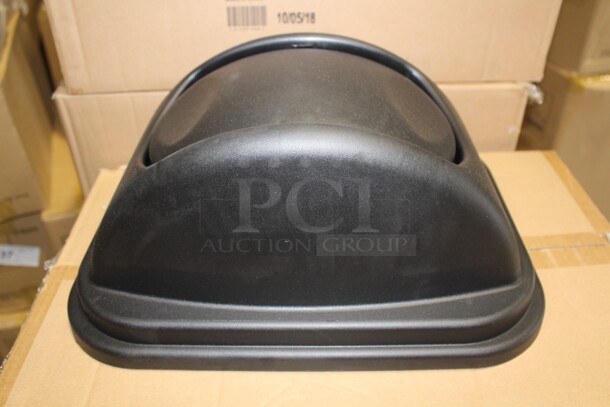 NEW IN BOX! 6 Rubbermaid 3067-00 Untouchable Trash Can Tops. 11.5x15.5x8. 6X Your Bid! - Image 2 of 3
