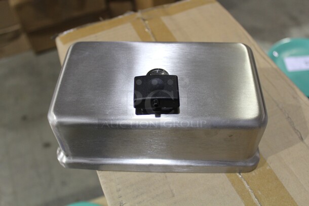 NEW IN BOX! 1 Bobrick B-2112 Commercial Stainless Steel Soap Dispenser. 8x4.75x3.5  - Image 2 of 4