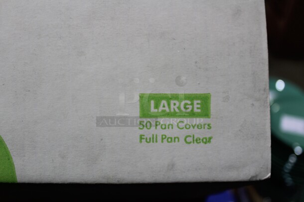 NEW IN BOX! 5 Boxes (50 Each) Daydots Clear Full Pan Covers. 5x Your Bid!  - Image 3 of 4