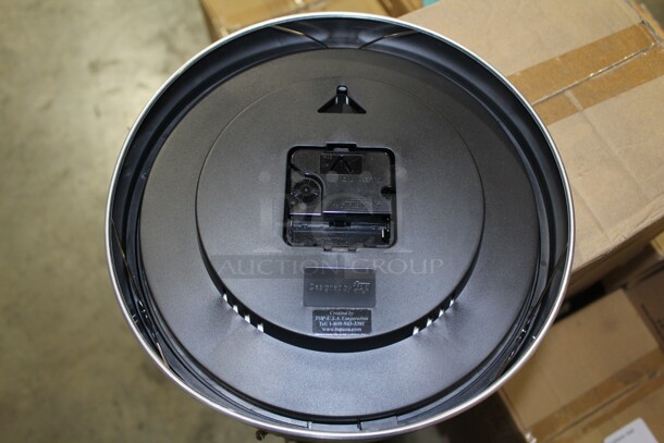 NEW IN BOX! 14 Wall Mount Clocks. 10x10x1.5. 14X Your Bid!  - Image 2 of 2