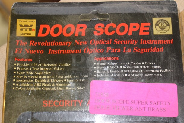 NEW IN BOX! 12 Door Scope Security Viewers.  - Image 2 of 2
