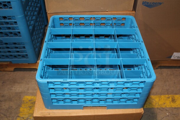 NEW! 8 Glass Crates. 19.5x19.5x9. 8X Your Bid! 