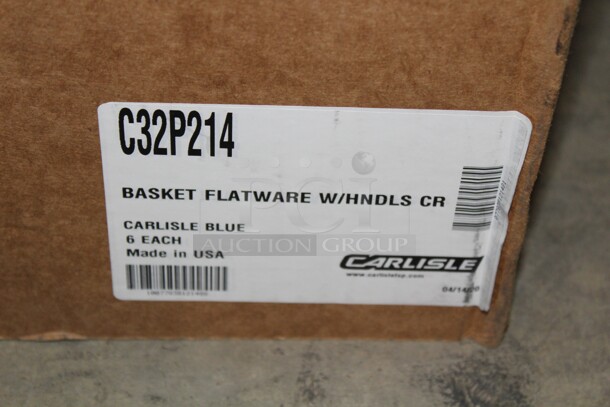 NEW! 6 Carlisle Flatware Basket Caddy With Handles. 17x8x7 - Image 2 of 2