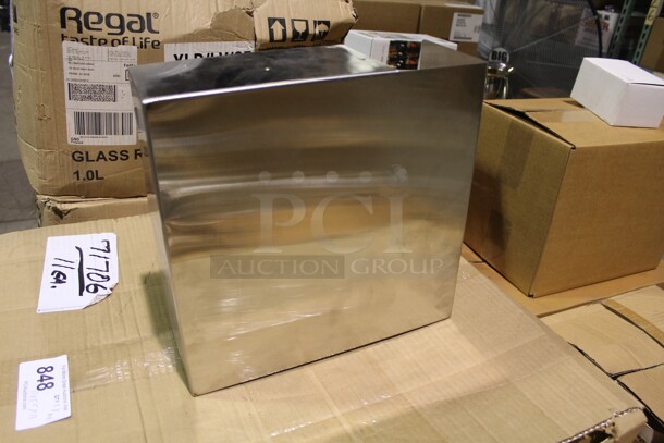 NEW! 11 Custom Commercial Stainless Steel Organizer. 13x5.5x13. 11X You Bid! - Image 2 of 4