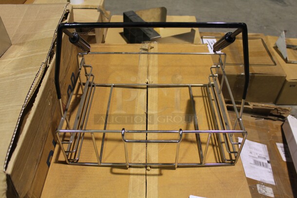 NEW! 3 Custom Stainless Steel Basket. 17x13x14.5. 3X Your Bid! - Image 1 of 2