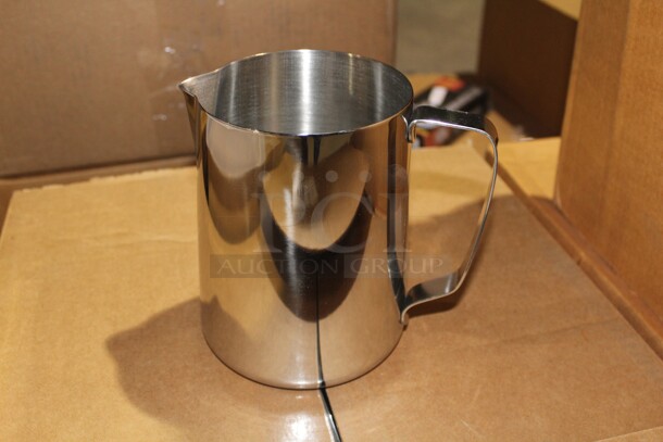 NEW In Box ! 12 Winco WP-66 66 Ounce Stainless Steel Pitchers. 12X Your Bid! 