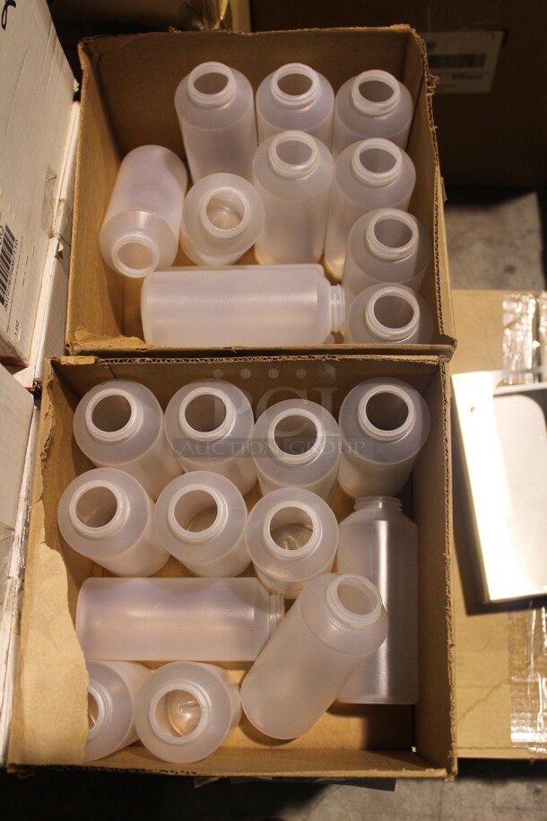 NEW! 2 Boxes (22 Total) Plastic Bottles. 2X Your Bid!  - Image 2 of 2