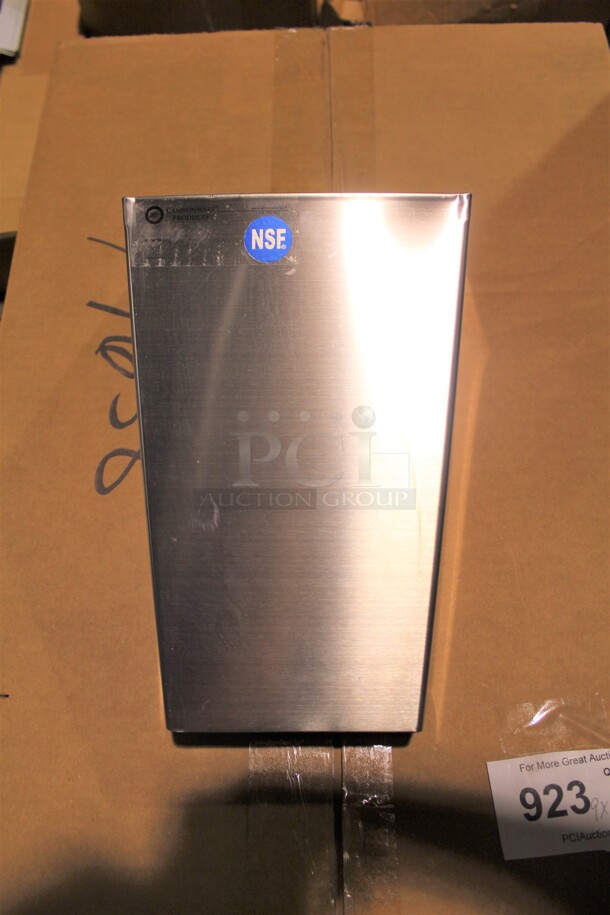 NEW! 5 Custom Commercial Stainless Steel Ice Scoop Holders. 9x6x11.5. 5X Your Bid! - Image 1 of 3