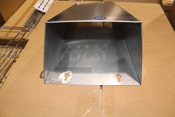 NEW! 5 Custom Commercial Stainless Steel Ice Scoop Holders. 9x6x11.5. 5X Your Bid! - Image 2 of 3