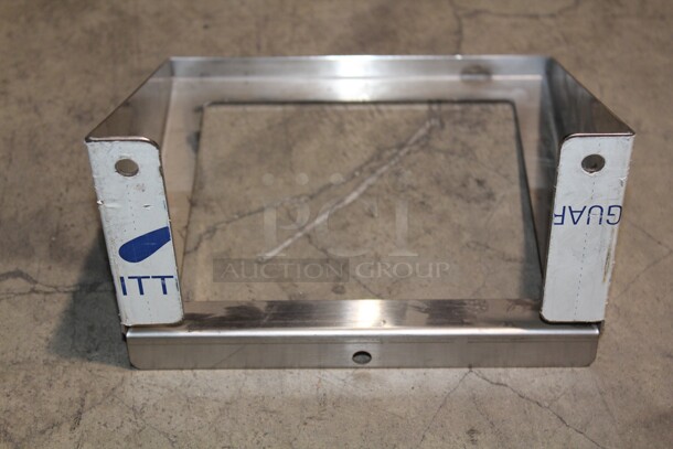 NEW! 8 Custom Commercial Stainless Steel Wall Mount Holders For 1/6 Size Food Pans. 7.5x7x5. 8X Your Bid! - Image 2 of 2