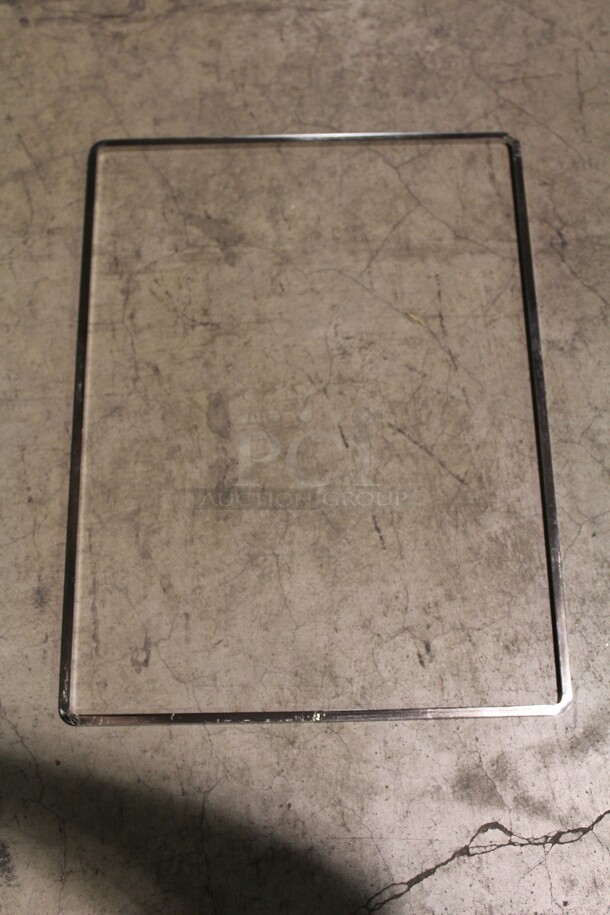 ALL ONE MONEY! Lot Of Commercial Stainless Steel Sheet Pan Frames. 12x16x.5