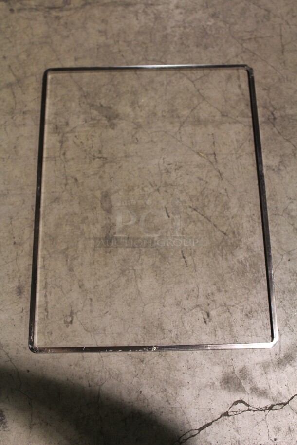 ALL ONE MONEY! Lot Of Commercial Stainless Steel Sheet Pan Frames. 12x16x.5 - Image 1 of 1