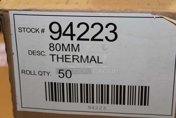 ALL ONE MONEY! 50 Rolls Of 80mm Receipt Paper.  - Image 2 of 2