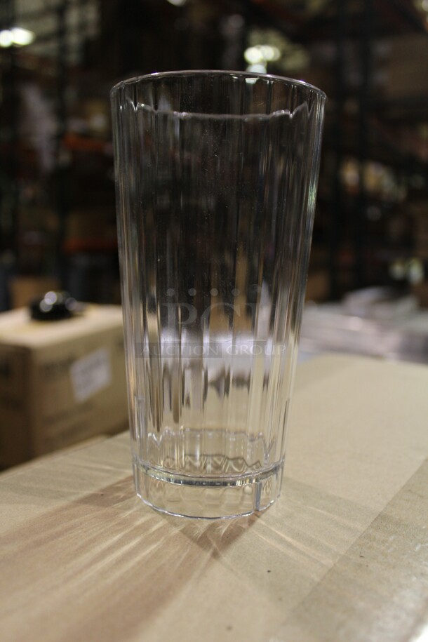 NEW IN BOX! 3 Boxes (36 Each) Cambro Huntington 22 Ounce Clear Plastic Tumblers. 3X Your Bid!  - Image 2 of 3