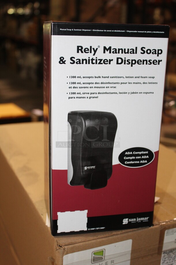 NEW IN BOX! 2 San Jamar Rely Manual Soap And Sanitizer Dispensers. 2x Your Bid!  - Image 1 of 2