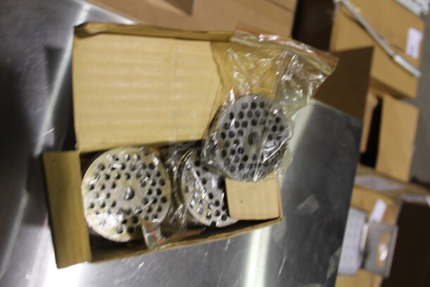 NEW! (12) Alfa 1/4 Inch Grinder Plate For Meat Grinder. 12X Your Bid!  - Image 1 of 1