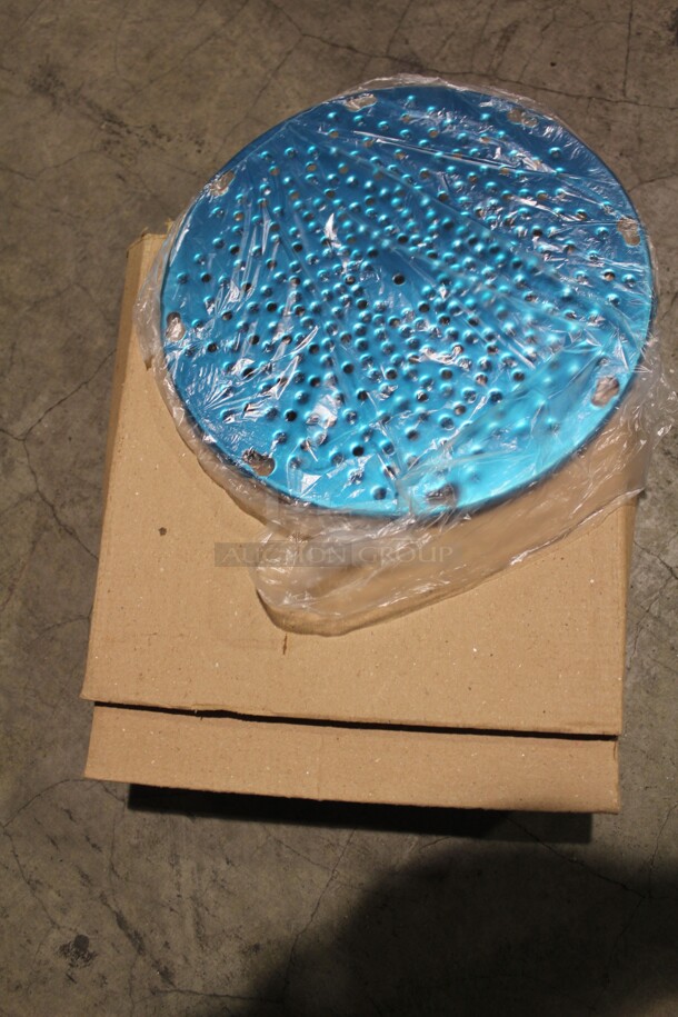 NEW IN BOX! 12 Alfa Commercial Stainless Steel Grater Plates For Meat/Cheese Slicer. 9x9x.5 12X Your Bid!  - Image 1 of 1