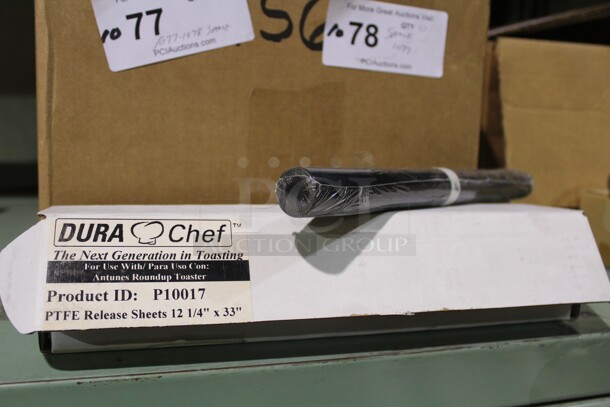 NEW! 10 Dura Chef PTFE Release Sheets For Toasters. 12.25x33. 10X Your Bid