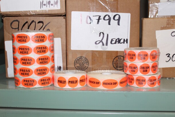 ALL ONE MONEY! Assorted Labels.  - Image 1 of 2