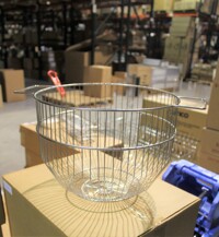 NEW! Commercial Stainless Steel Basket. 13x8x10