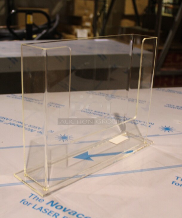 NEW! Winco Clear Commercial Plastic Application Form Holders. 10x2.25x8. 4x Your Bid! 