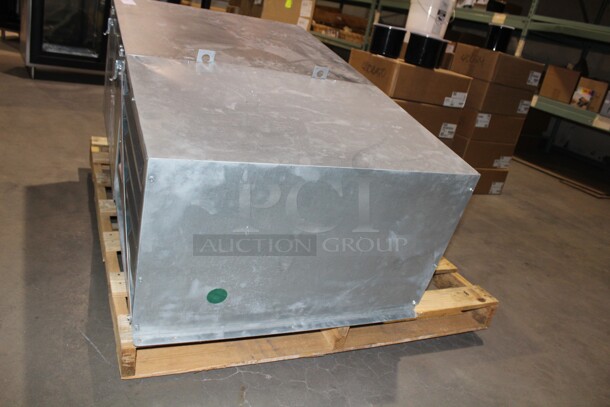 BRAND NEW! Kolpak Model PF094T3 Commercial Stainless Steel Indoor Use Freezer Unit Condenser For SELF CONTAINED Walk Ins. 53x33x19. 208-230V. 60Hz. 1 Phase.  - Image 2 of 5