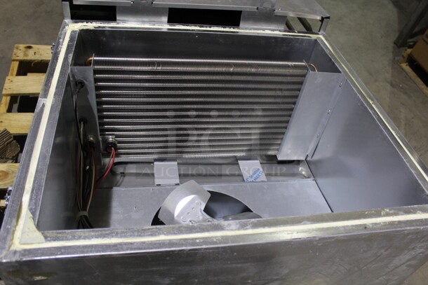 BRAND NEW! Kolpak Model PF094T3 Commercial Stainless Steel Indoor Use Freezer Unit Condenser For SELF CONTAINED Walk Ins. 53x33x19. 208-230V. 60Hz. 1 Phase.  - Image 4 of 5