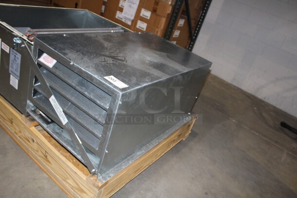 BRAND NEW! Kolpak Model PF144T3 Commercial Stainless Steel Indoor Use Freezer Unit Condenser For SELF CONTAINED Walk Ins. 53x42x19. 208-230V. 60Hz. 1 Phase.  - Image 2 of 6