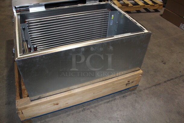 BRAND NEW! Kolpak Model PF144T3 Commercial Stainless Steel Indoor Use Freezer Unit Condenser For SELF CONTAINED Walk Ins. 53x42x19. 208-230V. 60Hz. 1 Phase.  - Image 4 of 6