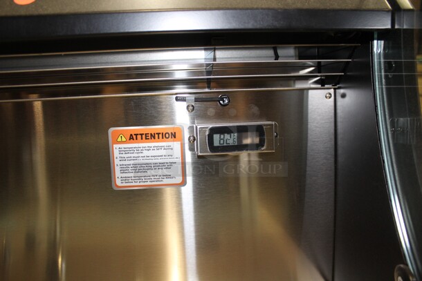 BRAND NEW! Turbo Air Model TOM-30SB-N Commercial Stainless Steel Open Air Grab And Go Refrigerated Display Case/Cooler. 28x33.25x42. 115V/60Hz.  - Image 3 of 7
