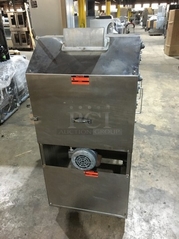 Acme Commercial Floor Style Heavy Duty Dough Sheeter! All Stainless Steel! Model 88 Serial 15139! 115V 1Phase! On Casters! - Image 4 of 12