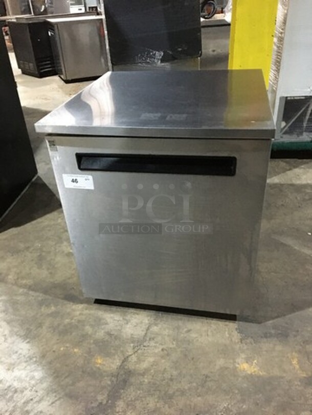 Delfield Commercial Single Door Lowboy/Worktop Cooler! All Stainless Steel! Model 406STAR2 Serial 0603036101231T! 115V 1Phase!