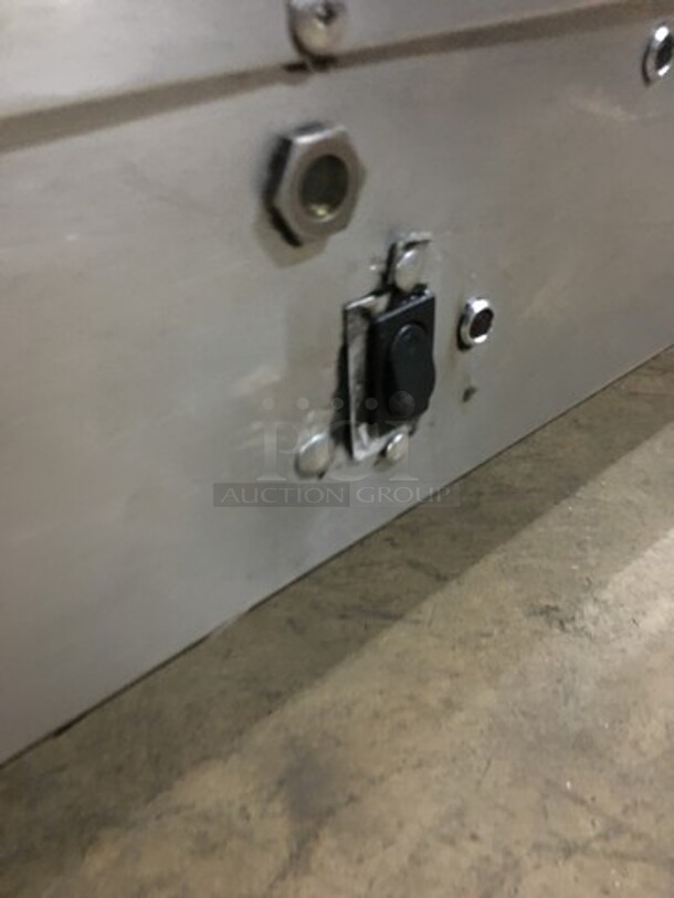 All Stainless Steel Natural Gas Powered 48 Inch Flat Griddle! With Backsplash!   - Image 7 of 9