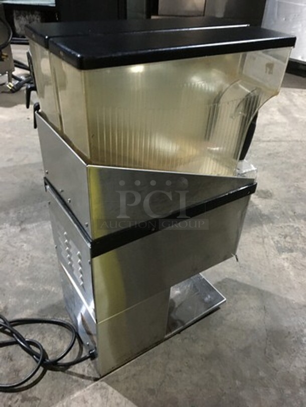 Bunn Commercial Countertop Dual Coffee Bean Grinder! All Stainless Steel! Model MHG! 120V 1Phase! - Image 4 of 11