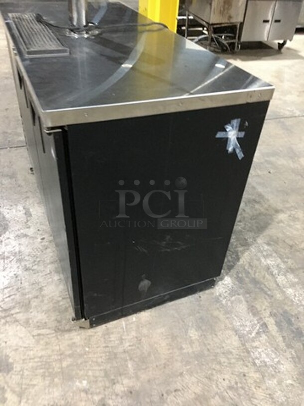 WOW! Everest Commercial Refrigerated Single Tap Kegerator! With Beer Tower! With 2 Door Underneath Storage Space! Model EBB59 Serial BBB5914020021! 115V 1 Phase! - Image 2 of 9