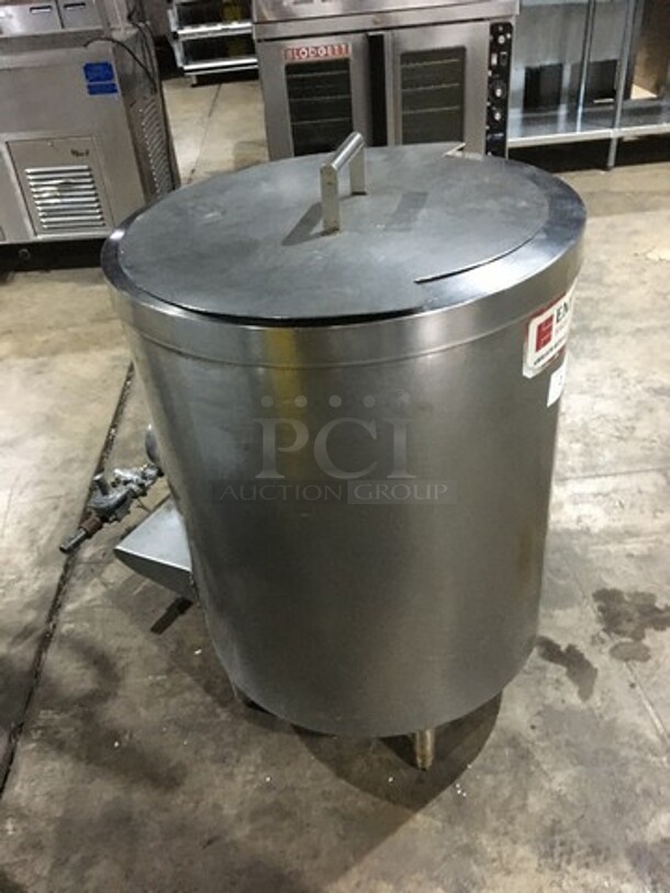Empire Commercial Natural Gas Powered Bagel Kettle! All Stainless Steel! On Legs! - Image 2 of 9