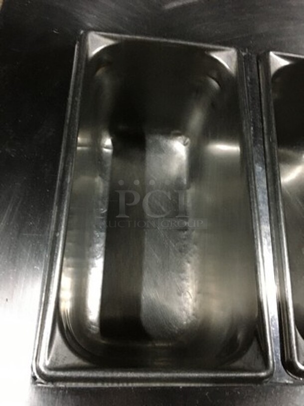 Continental Commercial Refrigerated Sandwich Prep Table! With 2 Door Underneath Storage Space! All Stainless Steel! Model SW4812 Serial 15766669! 115V 1Phase! On Commercial Casters! - Image 6 of 10
