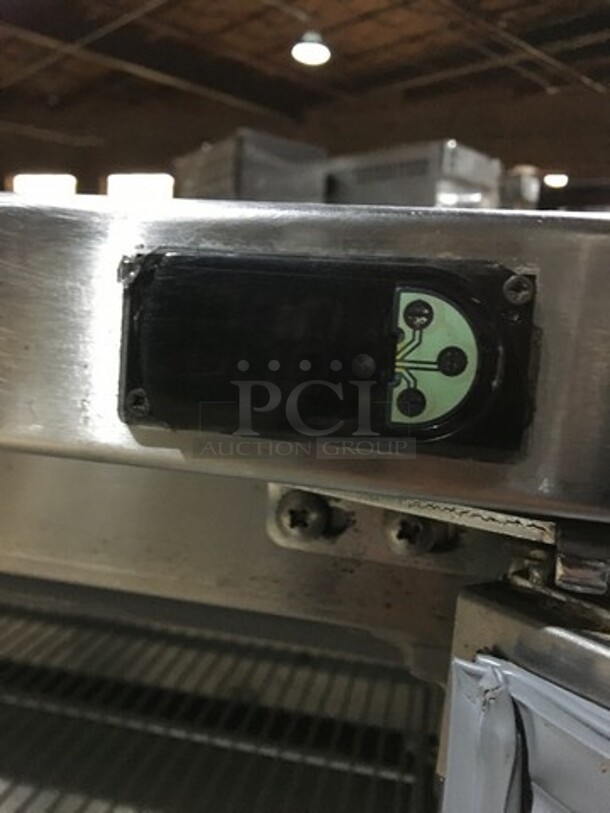 Continental Commercial Refrigerated Sandwich Prep Table! With 2 Door Underneath Storage Space! All Stainless Steel! Model SW4812 Serial 15766669! 115V 1Phase! On Commercial Casters! - Image 10 of 10