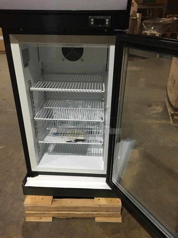 GREAT! NEW IN THE BOX! Beverage Air Commercial Countertop Reach In Freezer Merchandiser! With Poly Coated Racks! Model CTF31B! 115V! - Image 7 of 11