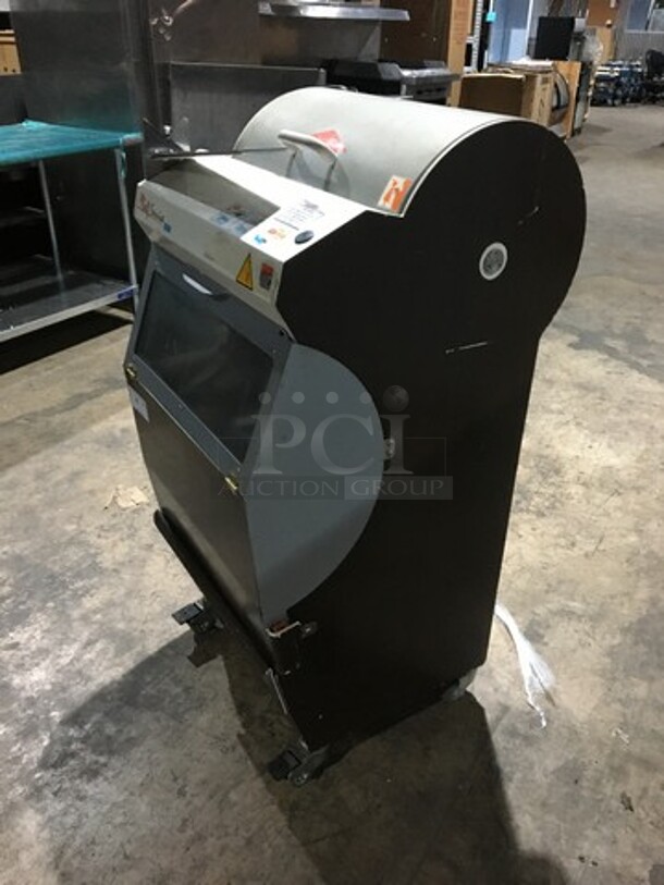 JAC Commercial Floor Style Bread Slicer! With Self Service Frame! Model SLC450/12 Serial 12108097! 110V 1Phase! On Casters! - Image 2 of 10