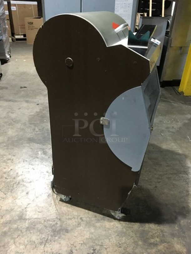 JAC Commercial Floor Style Bread Slicer! With Self Service Frame! Model SLC450/12 Serial 12108097! 110V 1Phase! On Casters! - Image 3 of 10