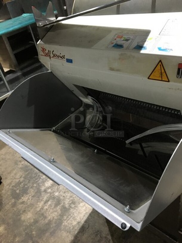 JAC Commercial Floor Style Bread Slicer! With Self Service Frame! Model SLC450/12 Serial 12108097! 110V 1Phase! On Casters! - Image 5 of 10