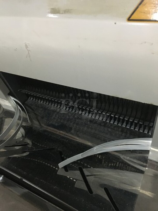 JAC Commercial Floor Style Bread Slicer! With Self Service Frame! Model SLC450/12 Serial 12108097! 110V 1Phase! On Casters! - Image 6 of 10