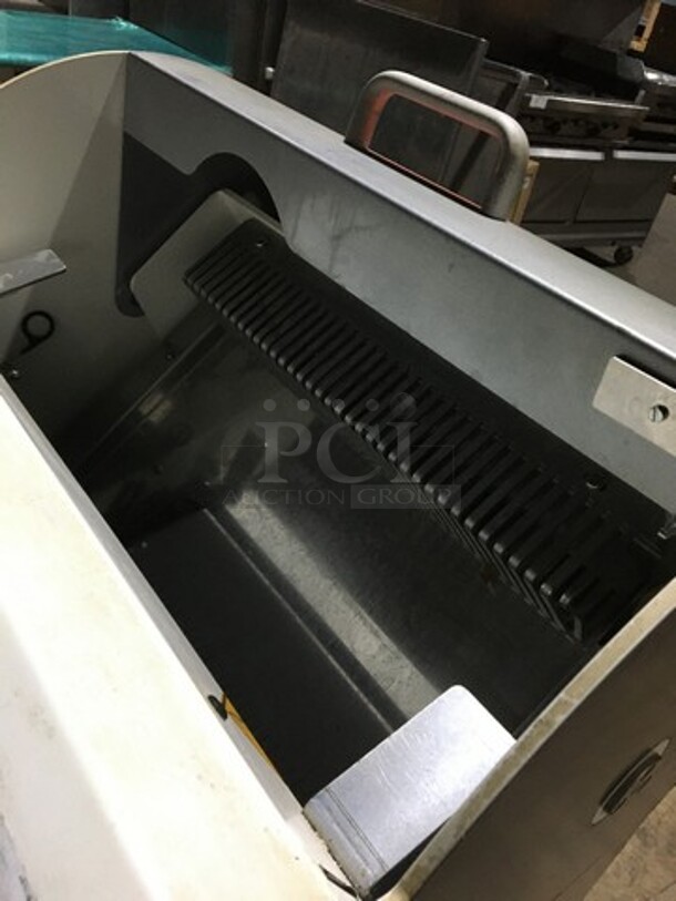 JAC Commercial Floor Style Bread Slicer! With Self Service Frame! Model SLC450/12 Serial 12108097! 110V 1Phase! On Casters! - Image 8 of 10