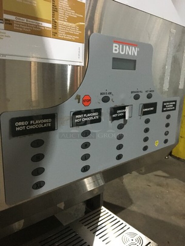Bunn Commercial Countertop 5 Flavor Hot Beverage Dispenser! All Stainless Steel!  - Image 7 of 9