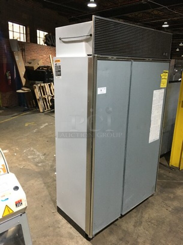 Sub-Zero 2 Door Reach In Side By Side Refrigerator & Freezer! Model 632F Serial M1590321!  - Image 3 of 10