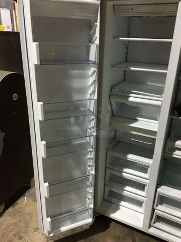 Sub-Zero 2 Door Reach In Side By Side Refrigerator & Freezer! Model 632F Serial M1590321!  - Image 6 of 10