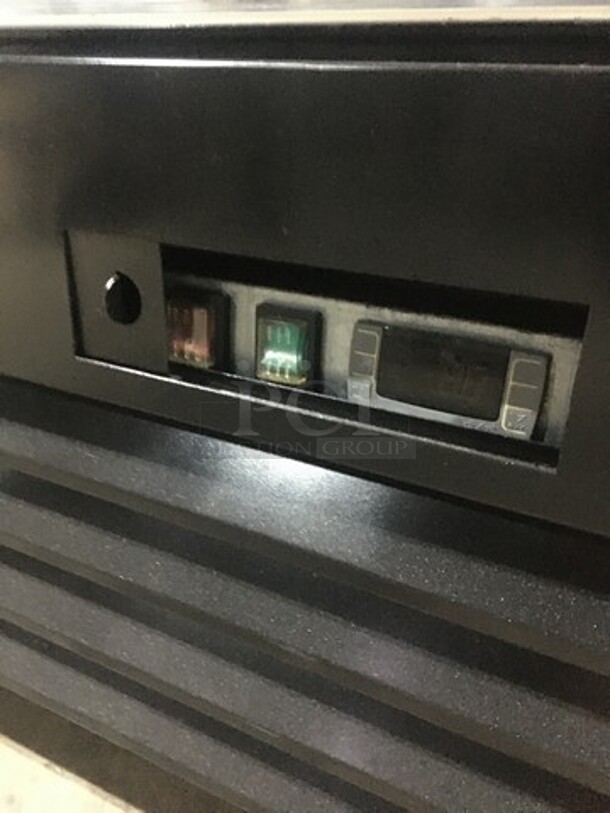 EQ Kitchen Line Commercial 3 Door Reach In Freezer Merchandiser! With Poly Coated Racks! Model SD19L3! 115V! On Commercial Casters! - Image 7 of 8